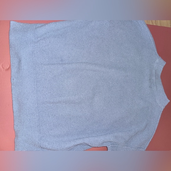 Aerie size small oversized Soft Blue Crew Neck Sweater - Picture 12 of 12